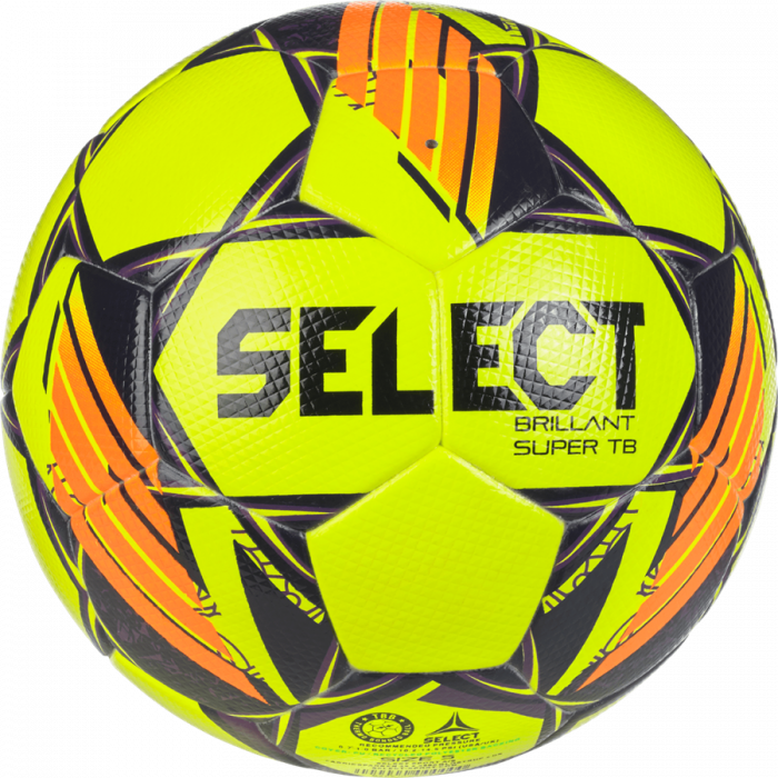 Select - Brillant Super Tb V24 Football - Jaune fluo & orange