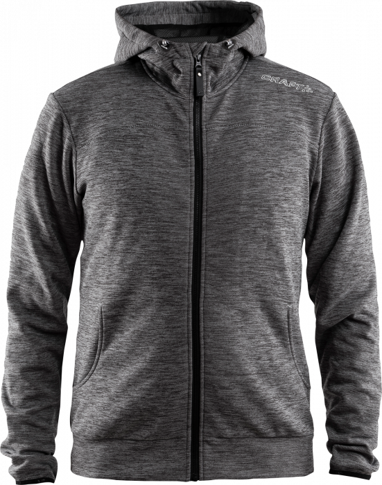 Craft - Leisure Full Zip Hood Men - Granietgrijs