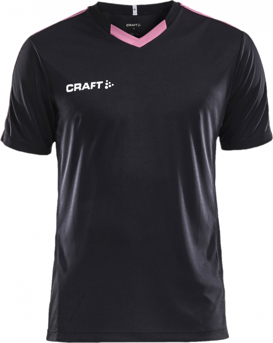 Craft - Progress Contrast Jersey - Black & cerise