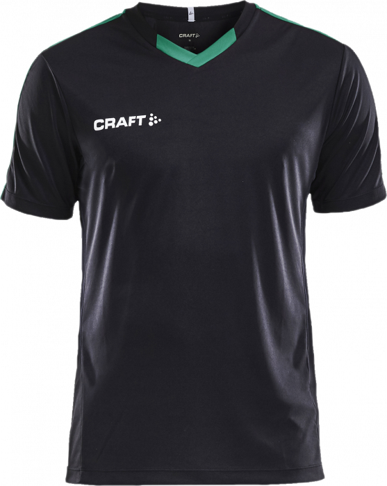 Craft - Progress Contrast Jersey Junior - Noir & vert