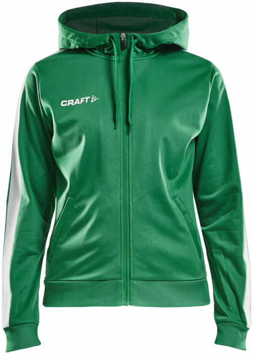 Craft - Pro Control Hood Jacket Dame - Grøn & hvid
