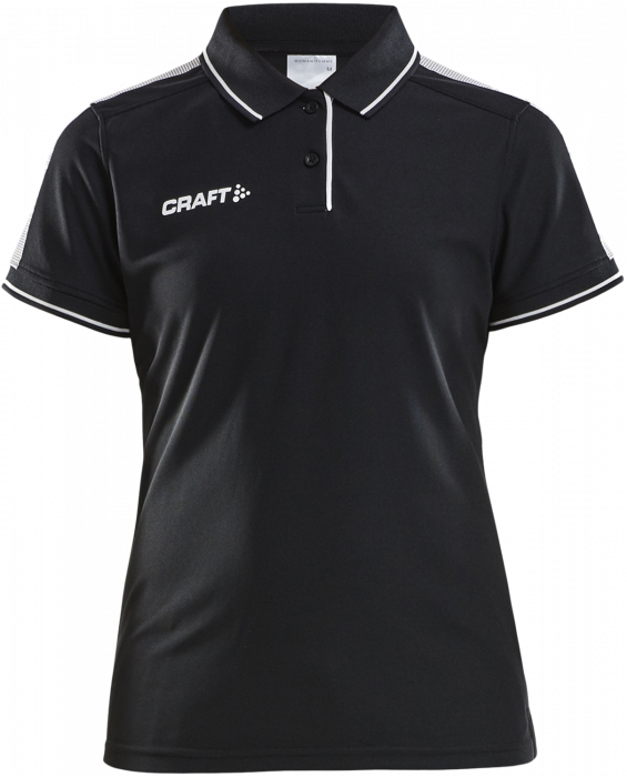 Craft - Pro Control Poloshirt Women - Schwarz & weiß