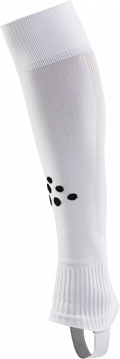 Craft - Pro Control Solid W-O Foot Socks - Vit & svart