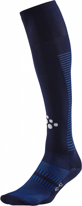 Craft - Pro Control Football Socks - Bleu marine & blanc