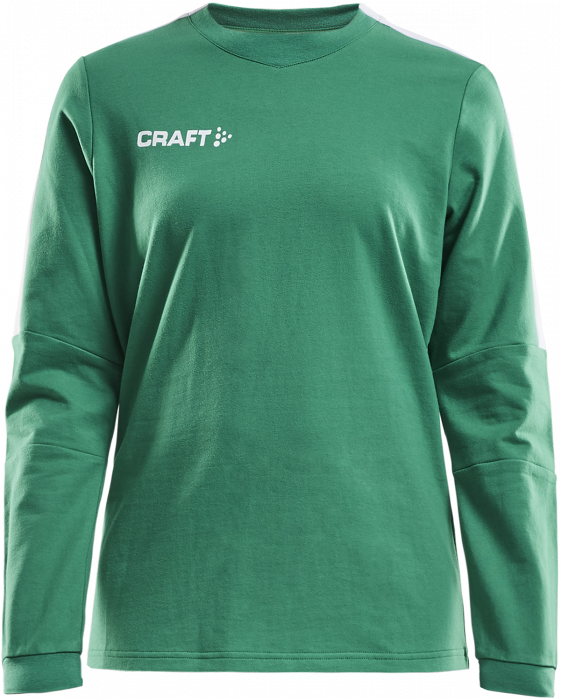 Craft - Progress Gk Sweatshirt Women - Verde & bianco