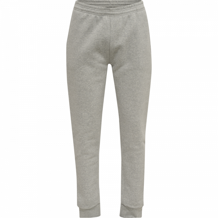 Hummel - Red Basic Sweat Pants - Grey Melange