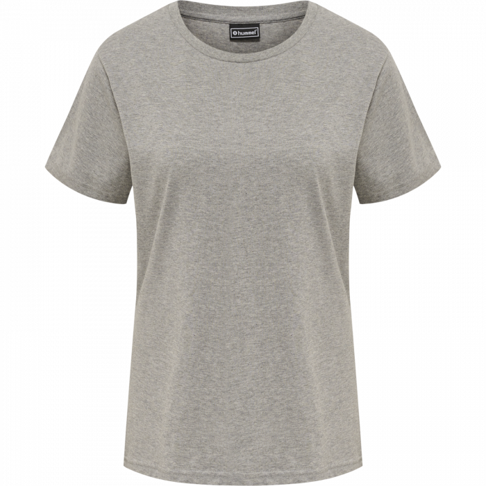 Hummel - Basic T-Shirt Dame - Grey Melange