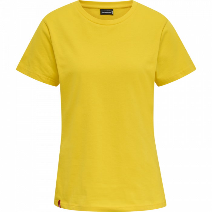 Hummel - Red Heavy T-Shirt Women - Yellow