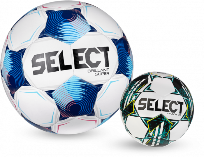 Select - Big Football - Blanc & bleu