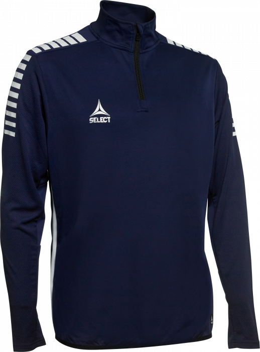 Select - Monaco Training Sweat - Blu navy & bianco