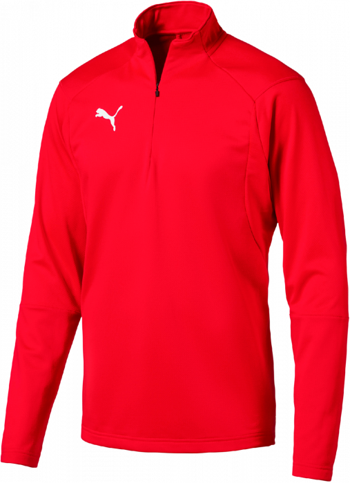 Puma - Liga Training 1/4 Zip Top - Rood & wit