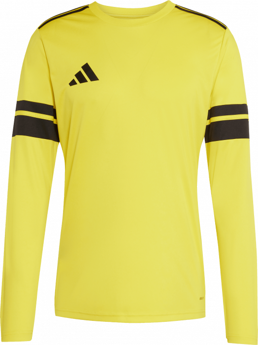 Adidas - Squadra 25 Long Sleeve Player Jersey - T Yellow & zwart