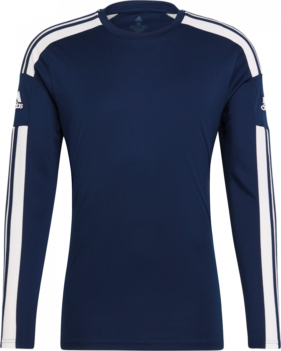 Adidas - Squadra 21 Langærmet Spillertrøje - Navy blå & hvid