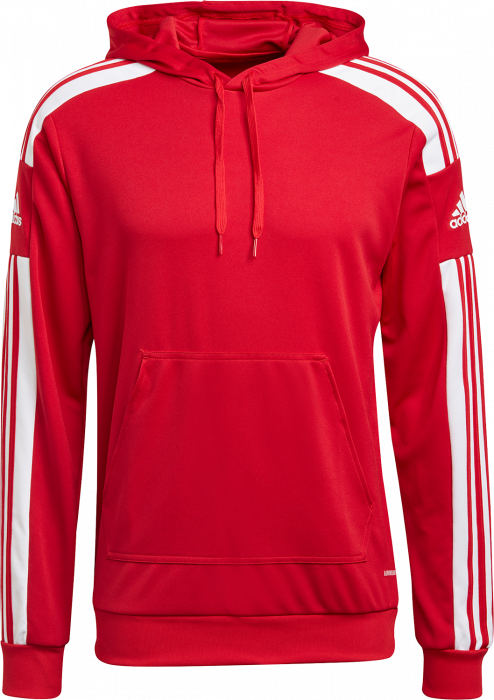 Adidas - Squadra 2 Hoodie - Rojo & blanco