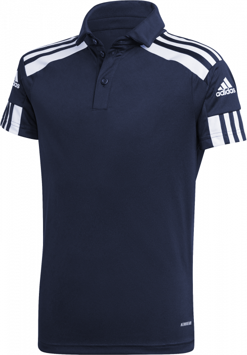 Adidas - Squadra 21 Polo - Marineblauw & wit