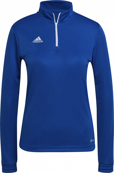 Adidas - Entrada 22 Træning Top With Half Zip Woman - Kobold-blauw