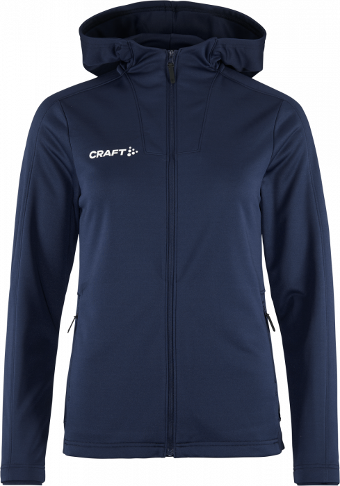 Craft - Evolve 2.0 Brushed Hood Jacket Women - Marineblauw
