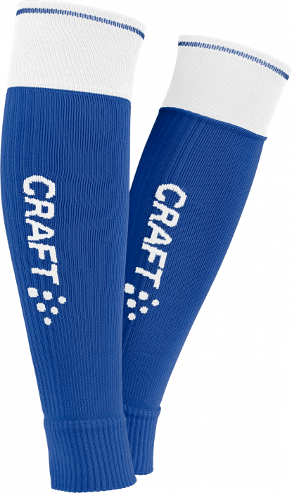 Craft - Progress 2.0 Contrast Sock W/o Foot - Club Cobolt & white