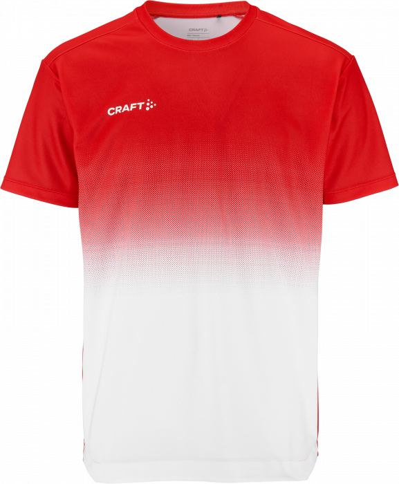 Craft - Evolve 2.0 Structured Graphic Jersey - Bright Red & blanc