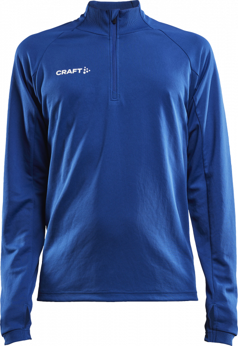Craft - Evolve Shirt With Half Zip Junior - Bleu