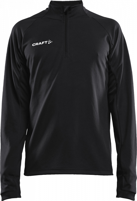 Craft - Evolve Shirt With Half Zip Junior - Schwarz