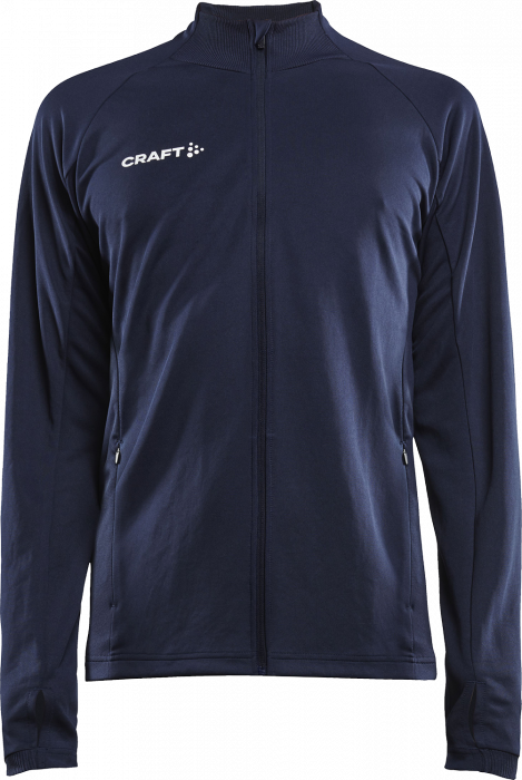 Craft - Evolve Shirt W. Zip Junior - Azul-marinho