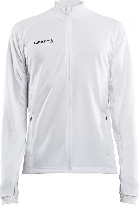 Craft - Evolve Shirt W. Zip Junior - Wit