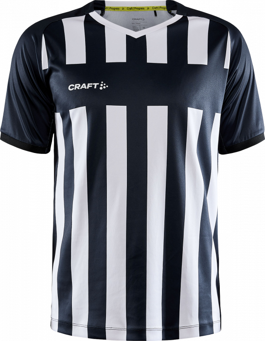 Craft - Progress 2.0 Stripe Jersey Junior - Zwart & wit
