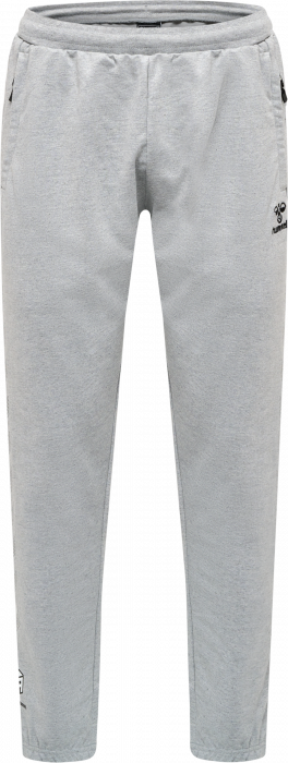 Hummel - Move Grid Cotton Pants - Grey Melange