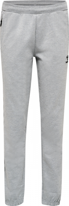 Hummel - Move Grid Cotton Pants Women - Grey Melange