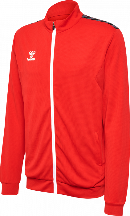 Hummel - Authentic Training Jacket W. Zip - True Red