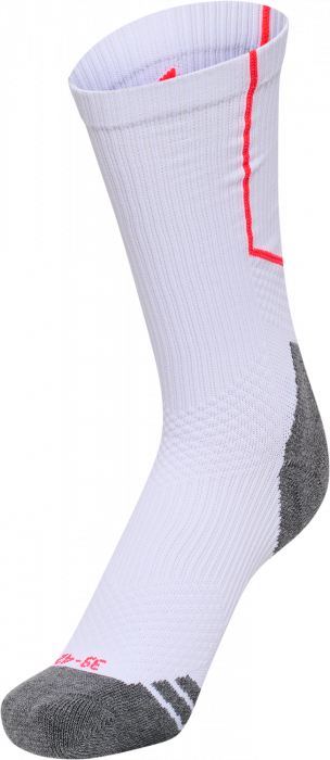 Hummel - Pro Training Socks Low - White & diva pink