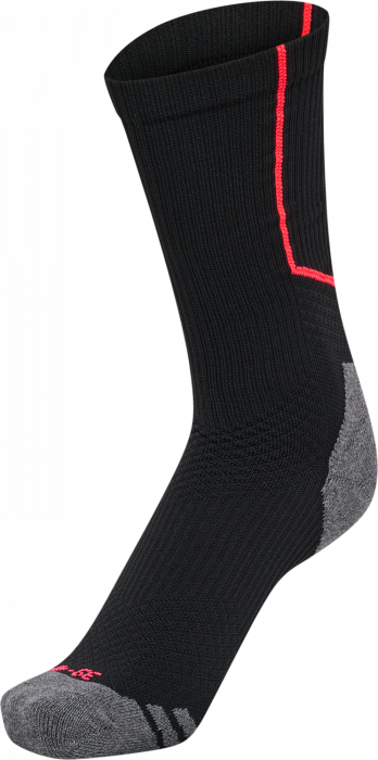 Hummel - Pro Training Socks Low - Preto & diva pink
