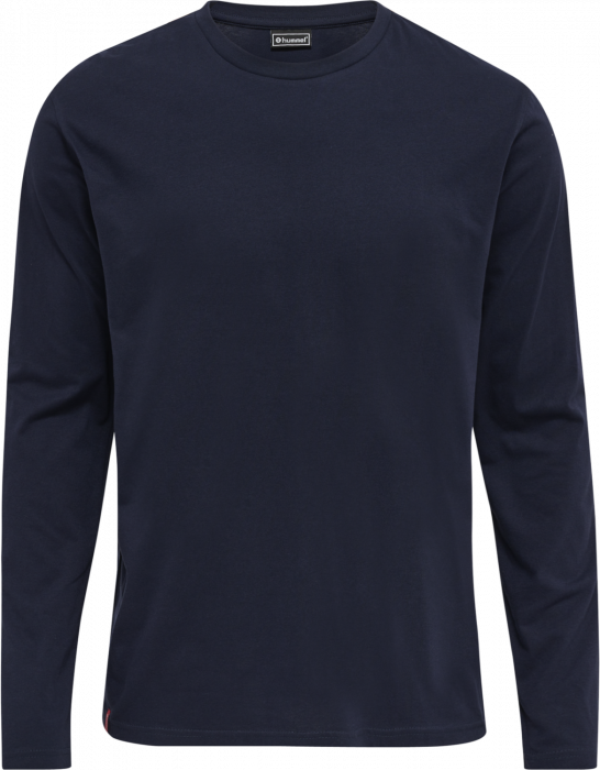 Hummel - Basic Langærmet T-Shirt - Marine