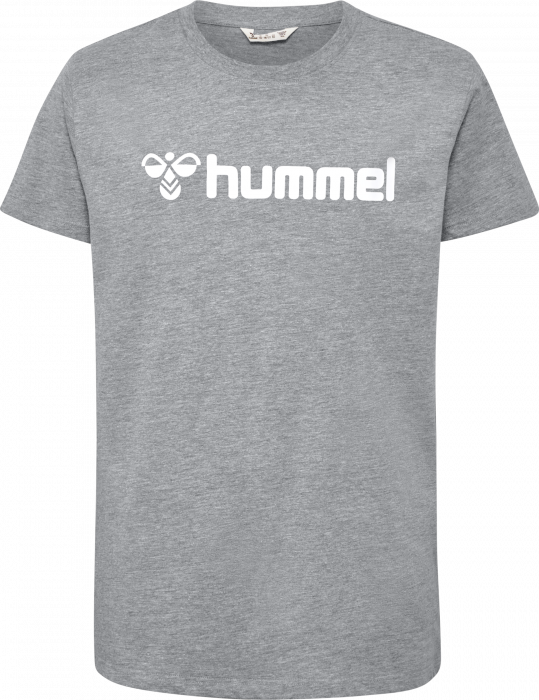 Hummel - Go 2.0 Logo T-Shirt Børn - Grey Melange