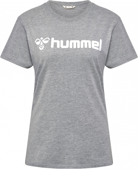 Hummel - Go 2.0 Logo T-Shirt Dame - Grey Melange
