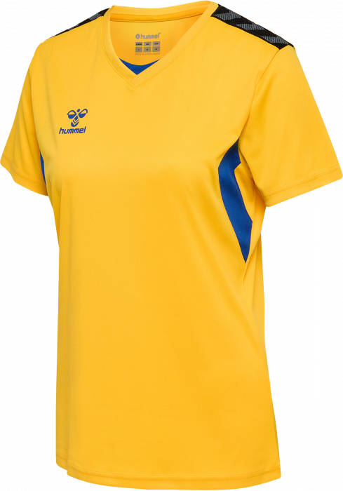 Hummel - Authentic Spillertrøje Dame - Sports Yellow & true blue