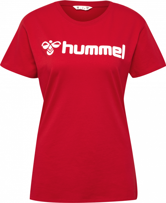 Hummel - Go 2.0 Logo T-Shirt Dame - True Red
