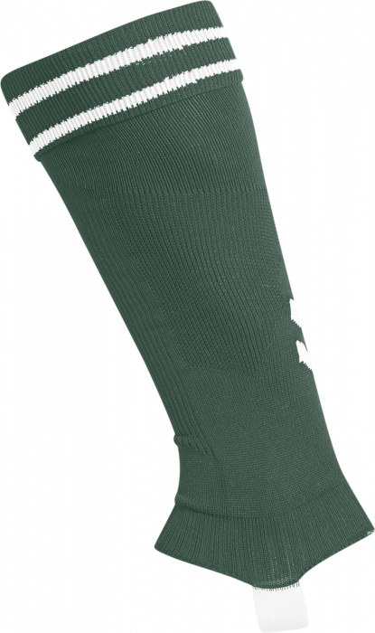 Hummel - Element Football Sock Footless - Evergreen & wit