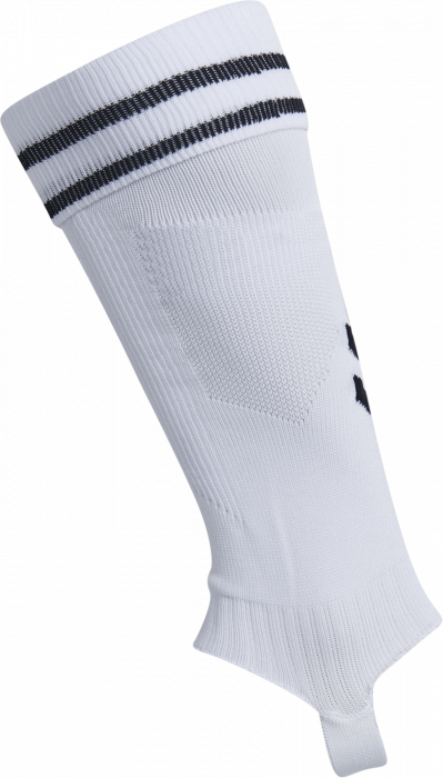 Hummel - Element Football Sock Footless - Branco & black