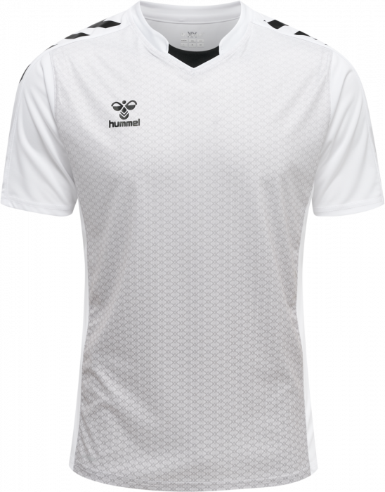 Hummel - Core Xk Spillertrøje Med Sublimationsmønster - Hvid & sort