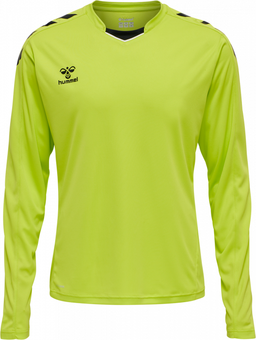Hummel - Core Xk Langærmet T-Shirt - Lime & sort