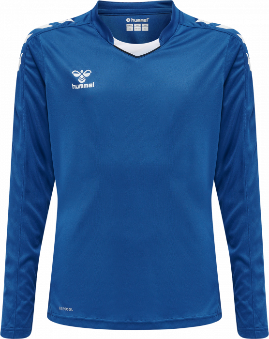Hummel - Core Xk Poly Jersey Long Jr - True Blue & wit