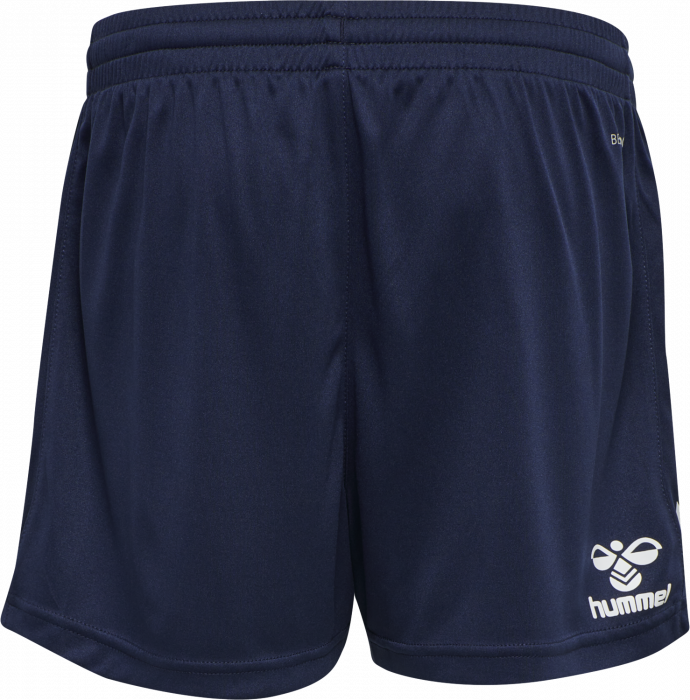 Hummel - Core Xk Poly Shorts Jr - Marine & blanco
