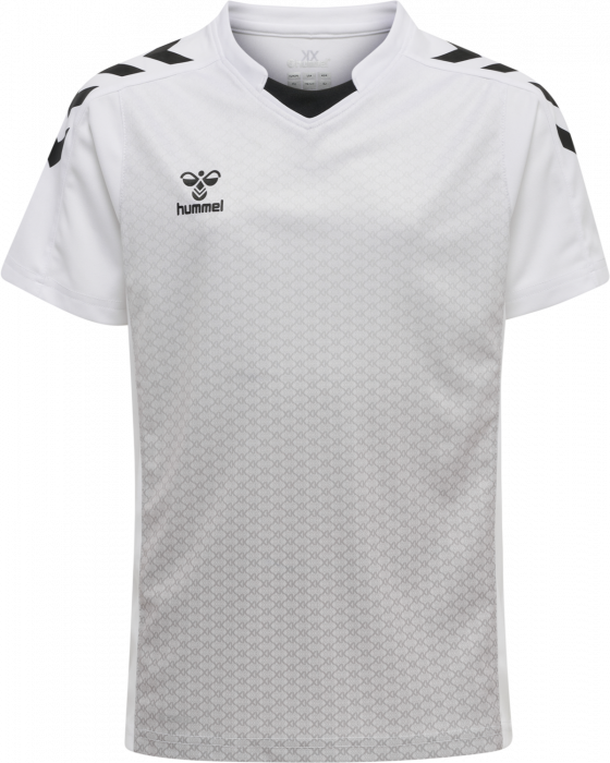 Hummel - Core Xk Spillertrøje Med Sublimationsmønster Jr - Hvid & sort