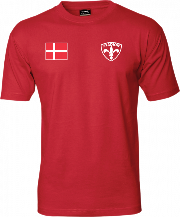 ID - Ifs Denmark Shirt - Czerwony