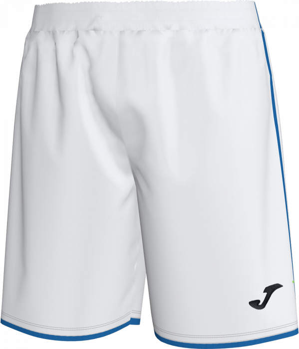 Joma - Liga Shorts - Wit & koninklijk blauw