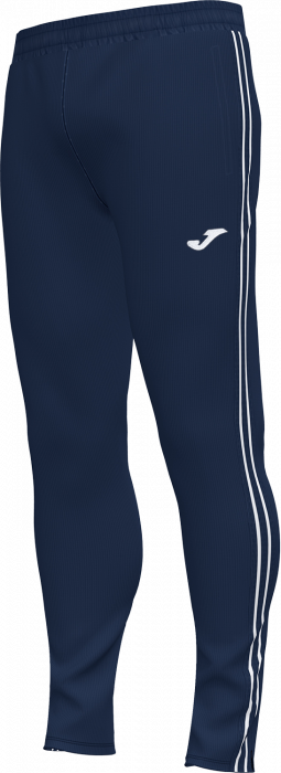 Joma - Long Pants Combi - Granatowy & biały