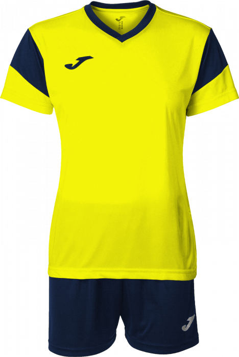 Joma - Phoenix Match Kit Women - Żółty neonowy & granatowy