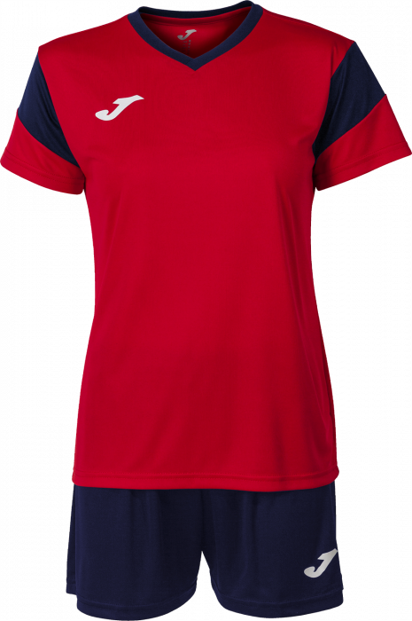 Joma - Phoenix Match Kit Women - Rot & marineblau